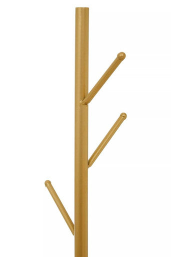Avento Gold And Black Coat Stand