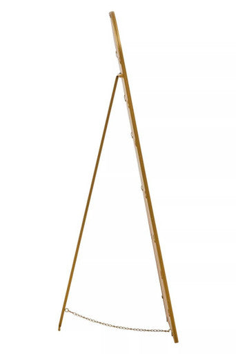 Avento Gold Finish Floor Mirror