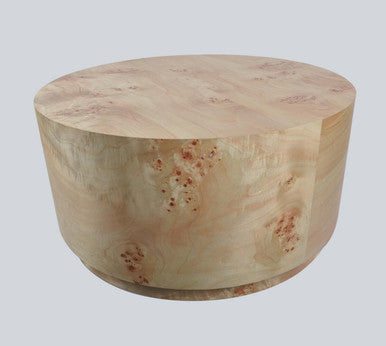Mota Burl Wood Design Round Coffee Table