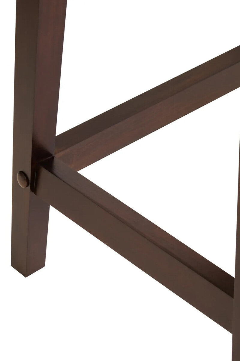 Heritage One Drawer Walnut Wood Finish Side Table