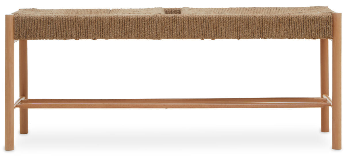 Bandar Natural Rope and Beechwood Bench