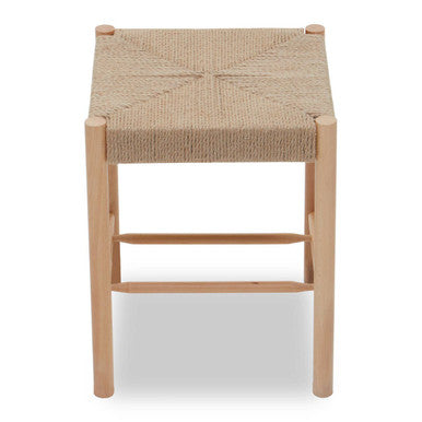 Bandar Natural Rope and Beechwood Stool