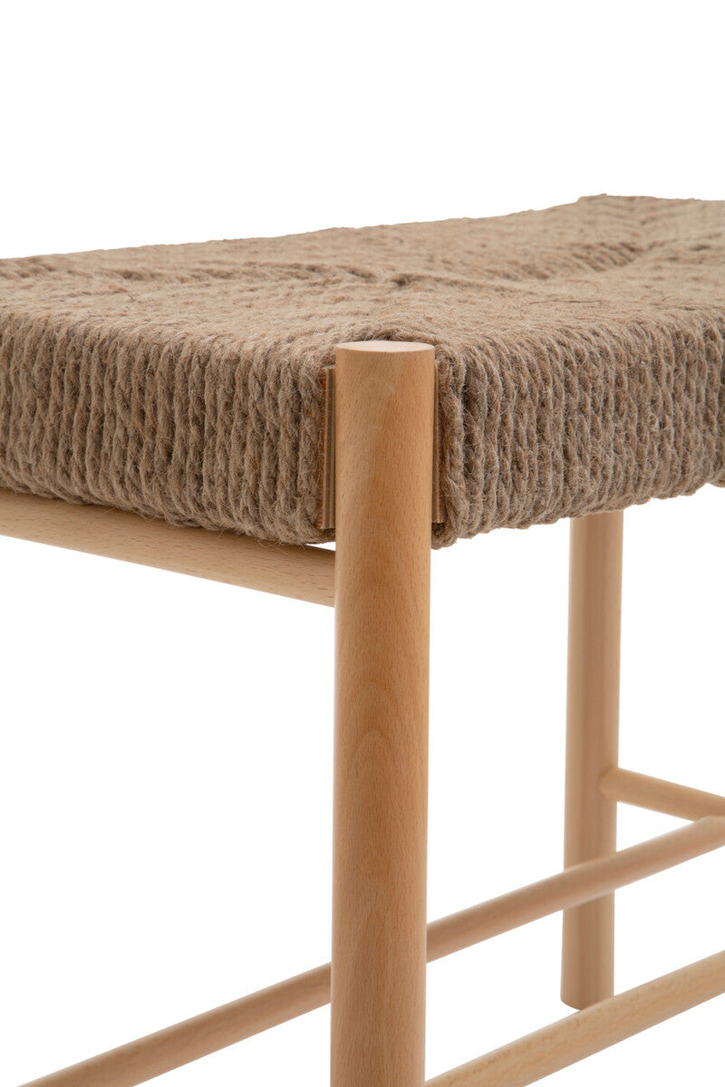 Bandar Small Natural Wood Bench