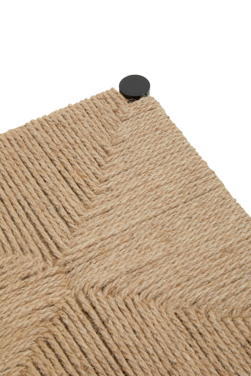 Bandar Rope Weave Bar Stool in Black
