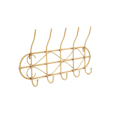Mataram Natural Rattan Five Hook Hanger