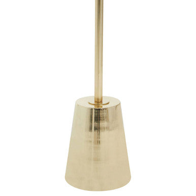 Black Marble Effect Top Side Table with Luxe Gold Metal Base, Avola