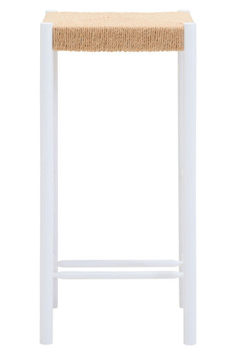 Bandar Natural Rope and White Bar Stool - Image 2