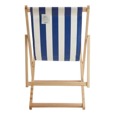 Beauport Navy And White Deck Chair
