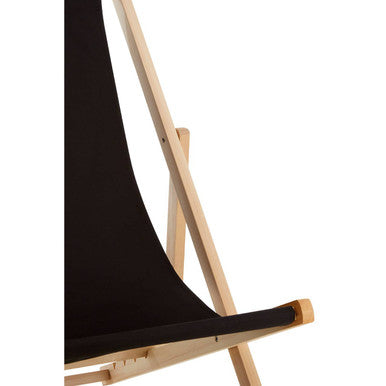 Beauport Black Deck Chair