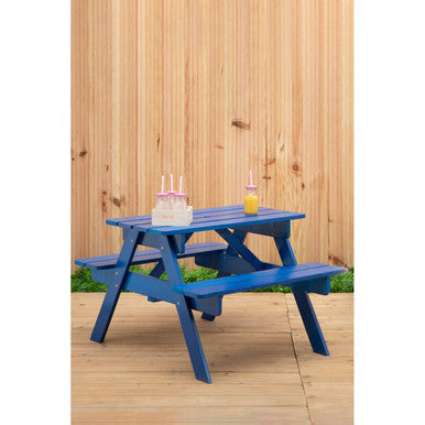 Brighton Blue Kids Picnic Bench
