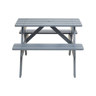 Brighton Grey Finish Wood Kids Picnic Bench