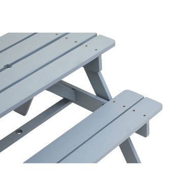 Brighton Grey Finish Wood Kids Picnic Bench