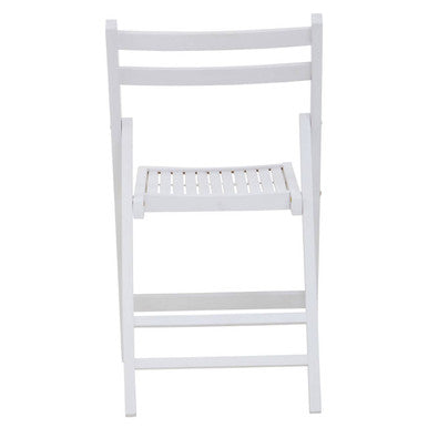 Beauport White Wood Folding Chair
