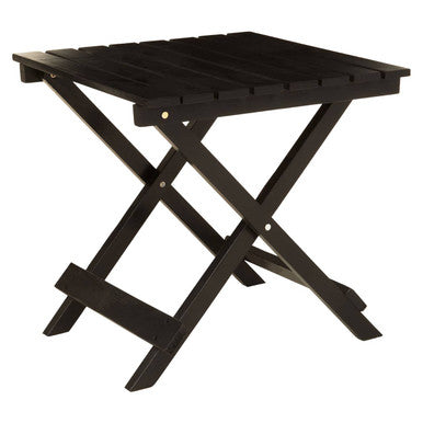 Beauport Black Wood Folding Table