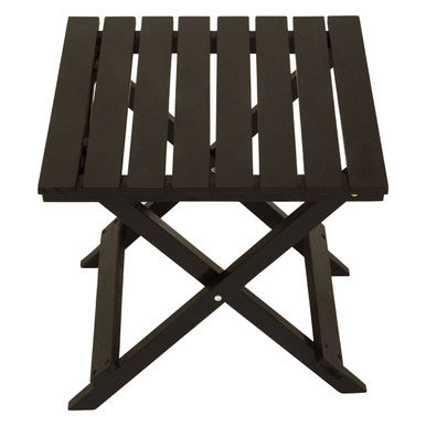 Beauport Black Wood Folding Table