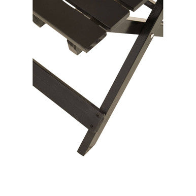 Beauport Black Wood Folding Table