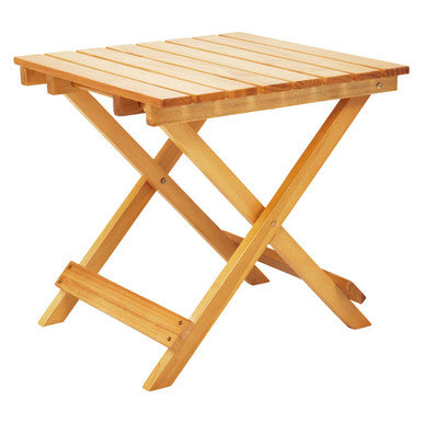 Natural Weather Resistant Solid Wood Folding Table, Beauport