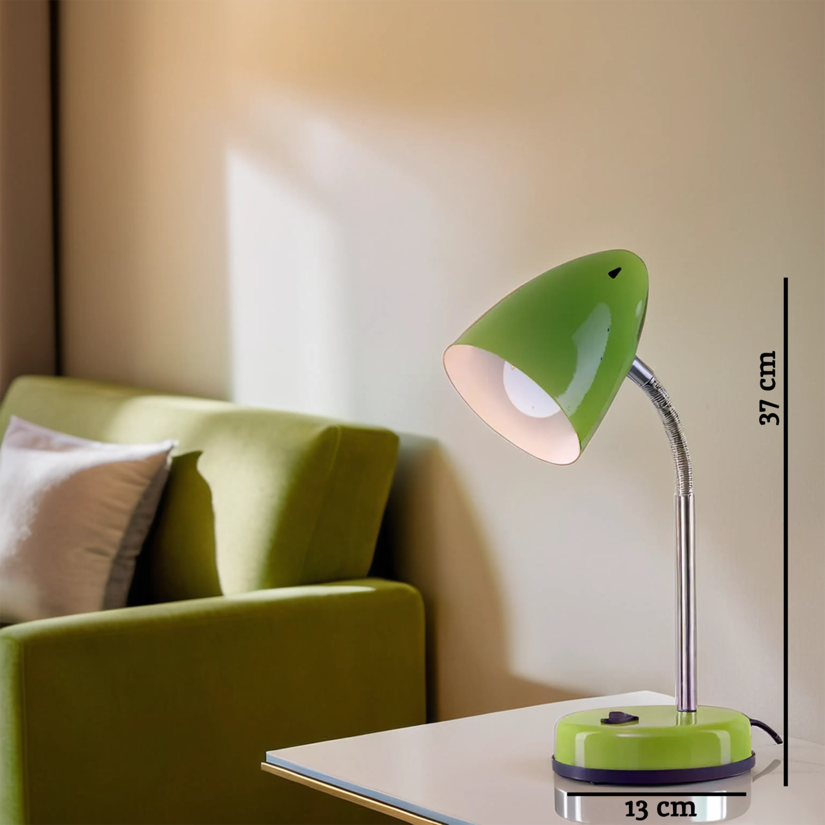 Flexi Green Gloss Desk Lamp