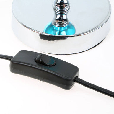 Evaine Teal Acrylic Ball Table Lamp - image 2