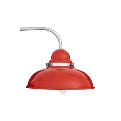 Jasper Red And Chrome 3 Light Pendant Light