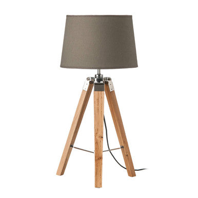 Hadson Tripod Table Lamp with Light Wood Base - image 1