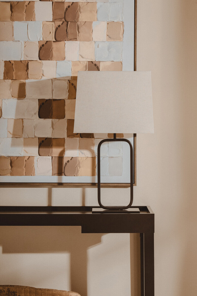 Lucas Natural and Black Table Lamp - image 14