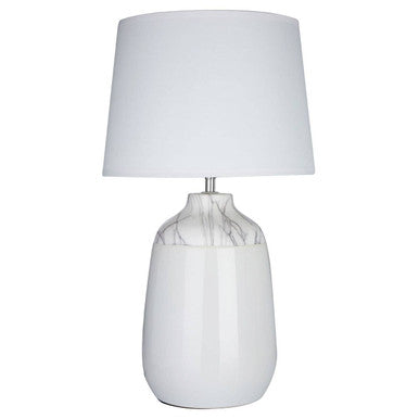 Wenita White Ceramic Table Lamp - image 1
