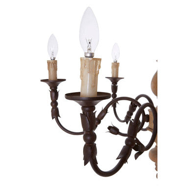 Paulette 6 Arm Chandelier