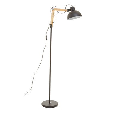 Blair Black Wood and Metal Floor Lamp - image 6