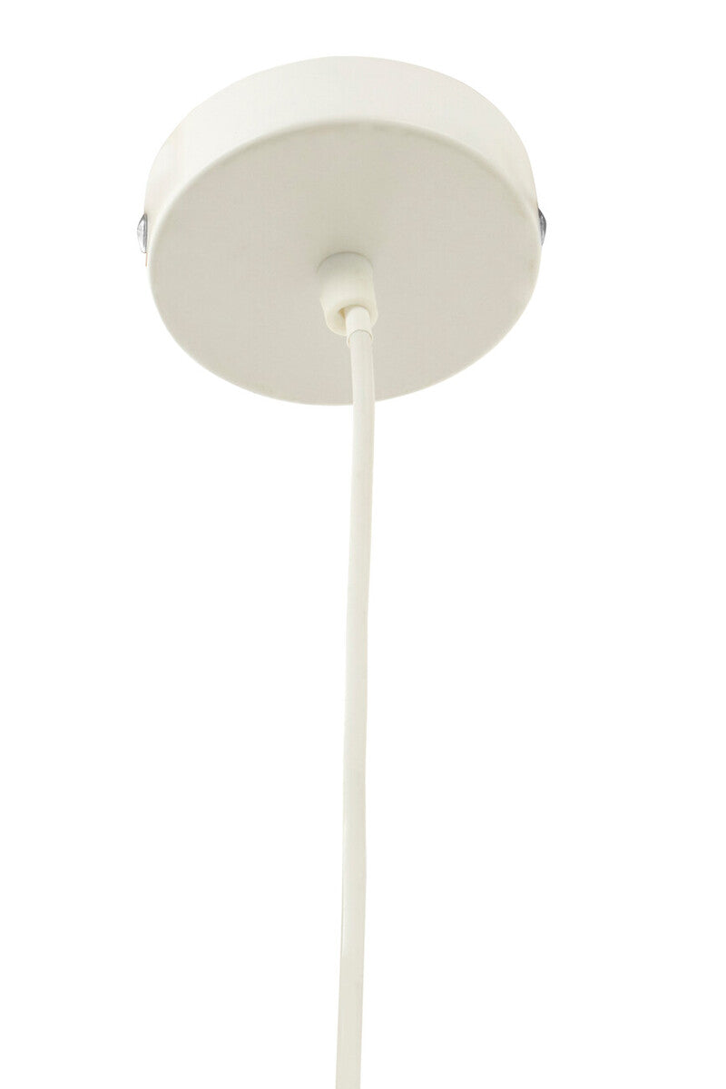 Bryen White Metal Pendant Light