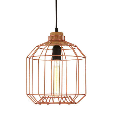Beacan Copper Metal Wire Pendant Light