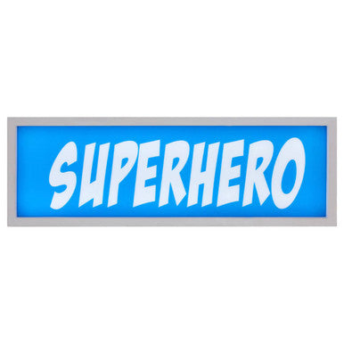 Superhero LED Light Box