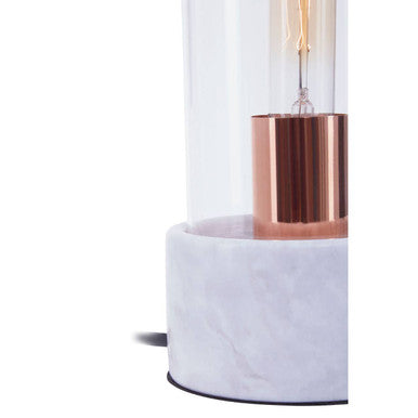 Lamonte Bell Lamp with Grey Marble Base