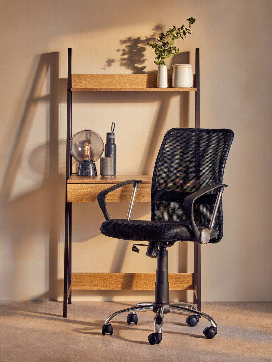 Lamonte Globe Lamp with Black Marble Base