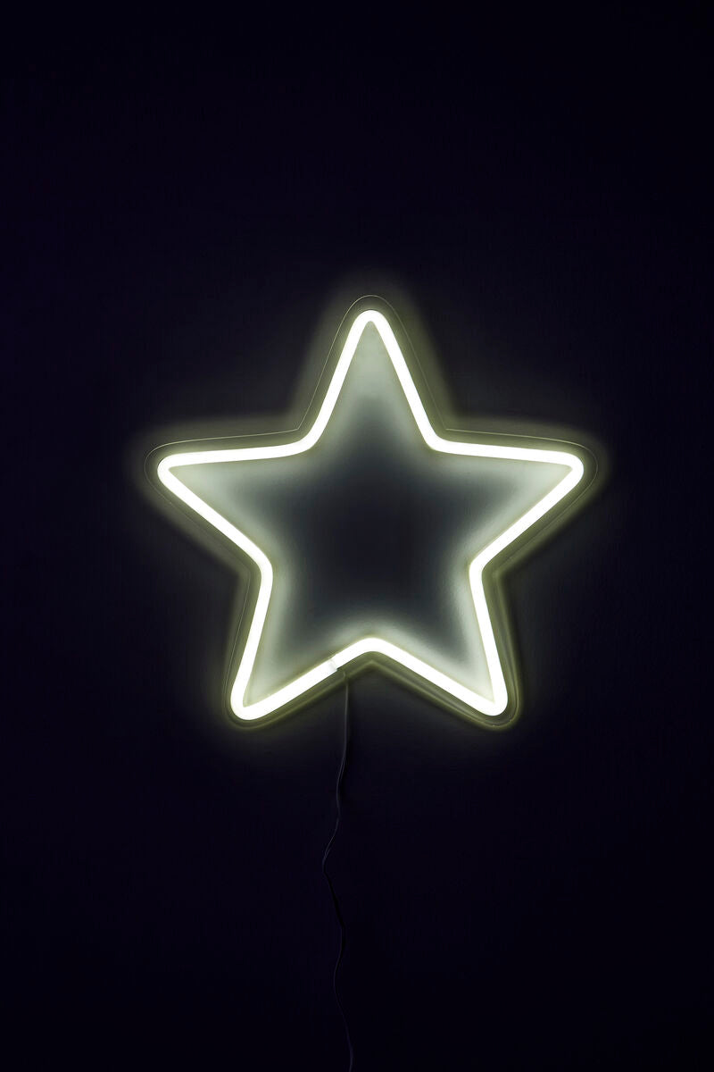 Neon Star White Light