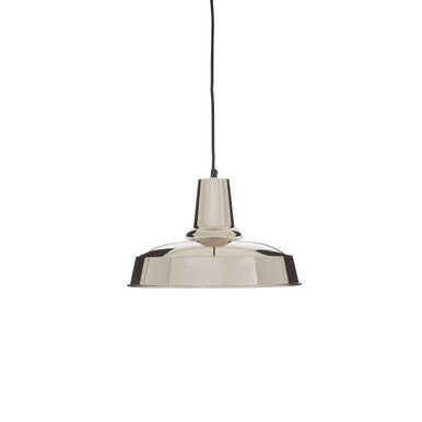 Pendant light fixture on a white background