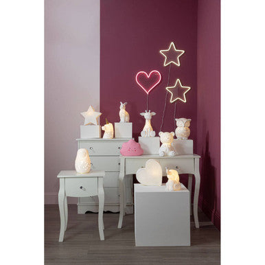 Ola Kids Pink Cloud Ceramic Night Light