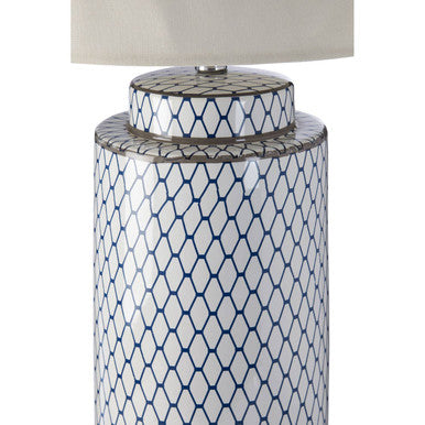 Sorino Ceramic Table Lamp With Cream Shade - image 3