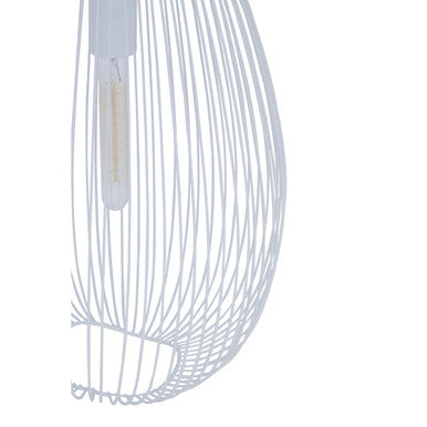 Lavis Teardrop White Pendant Light
