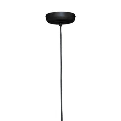 Lavis Teardrop Black Finish Pendant Light