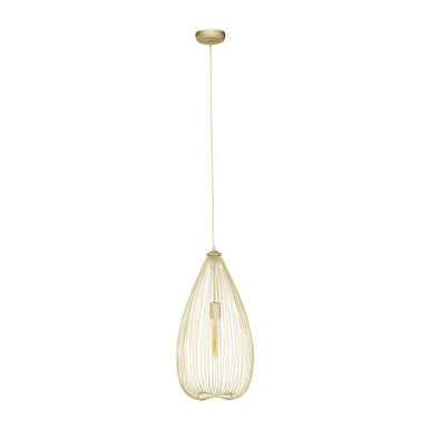Lavis 1 Bulb Gold Finish Pendant Light