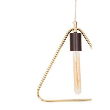Lavis Gold Triangle Pendant Light