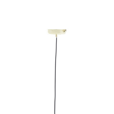 Leni Gold Finish Hammered Pendant Light 35cm