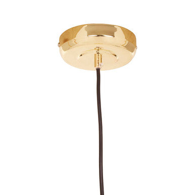 Leni Gold Finish Dome Pendant Light