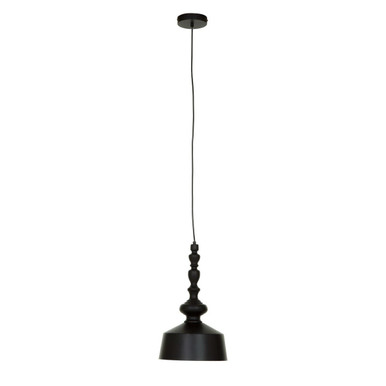 Leni Black Matte Iron Pendant Light