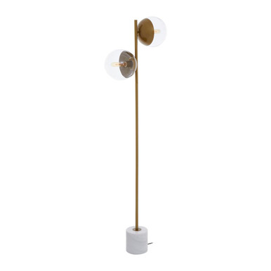 Revive Two Light Gold Finish Floor Lamp - image 1
