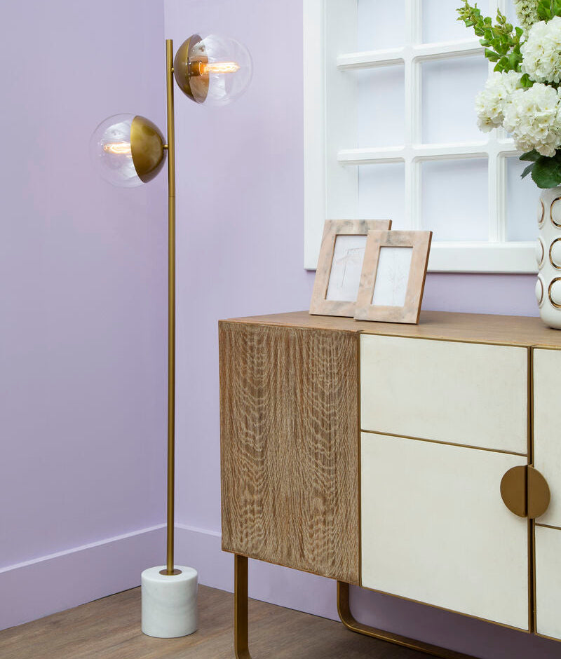 Revive Two Light Gold Finish Floor Lamp - image 2