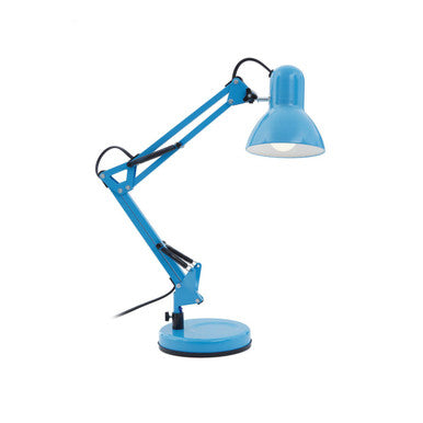 Jenna Blue Metal Desk Lamp - image 1