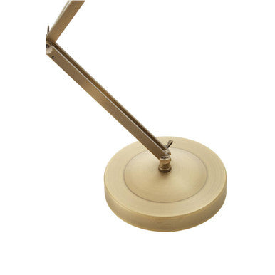 Jasper Adjustable  Desk Lamp in Brass Finish