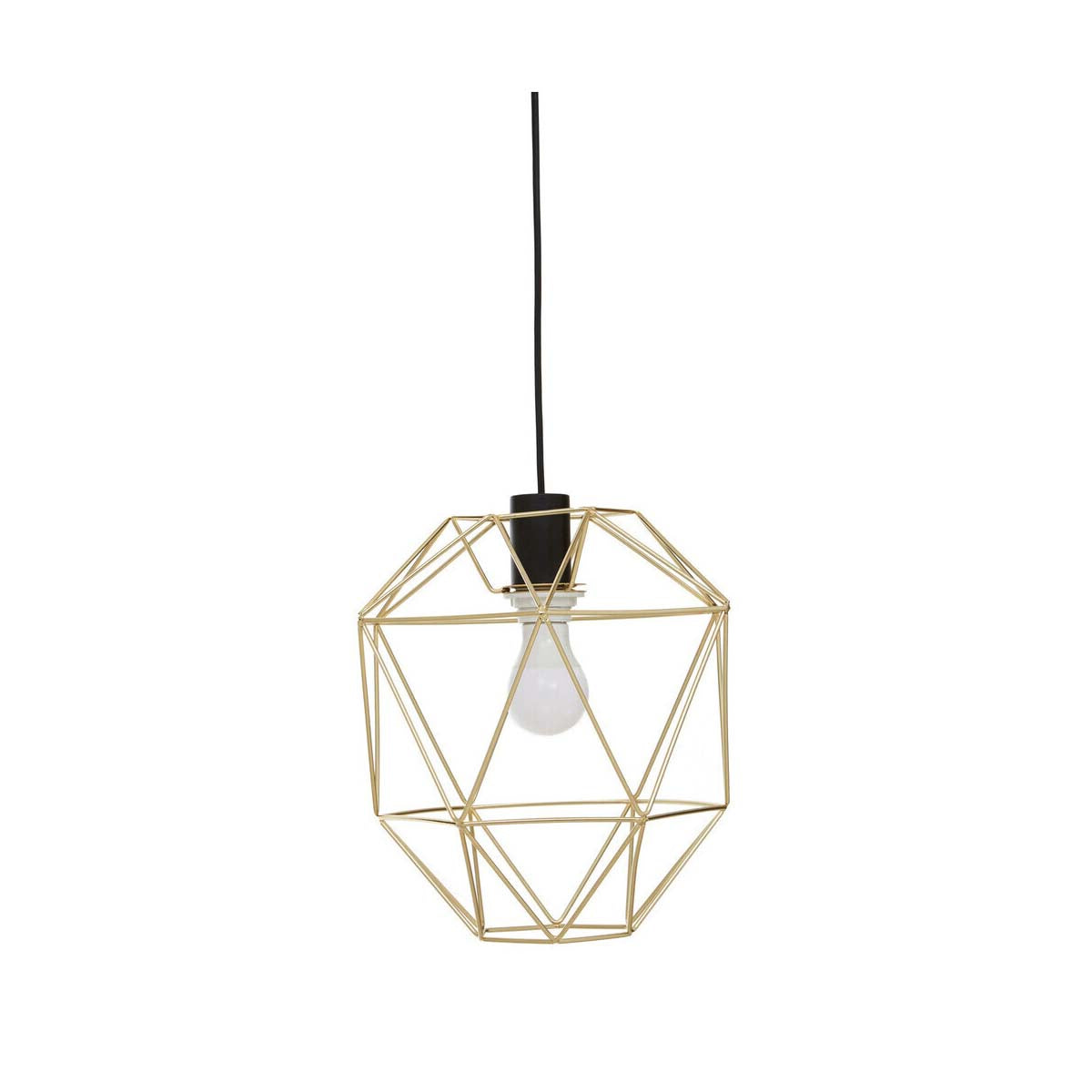 Wyra Champagne Gold Pendant Light